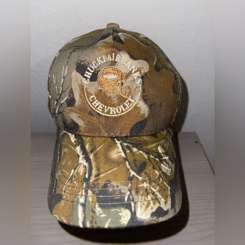 Chuck Fair‎ Banks Chevrolet Vintage Adjustable Camo Baseball Hat